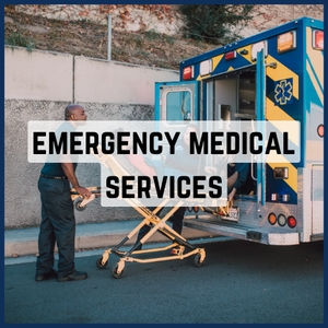 Link to learn about Emergency Medical Services (EMS).